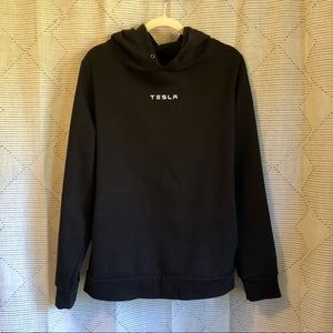 Men’s black Tesla hoodie
